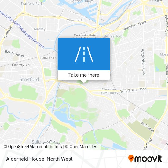 Alderfield House map