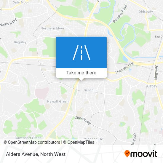Alders Avenue map