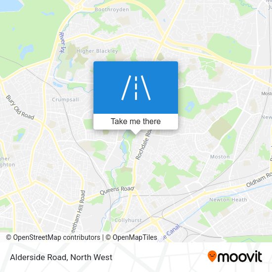 Alderside Road map