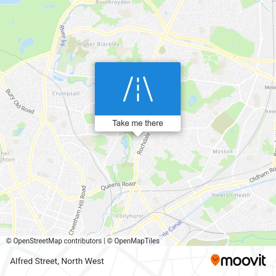 Alfred Street map