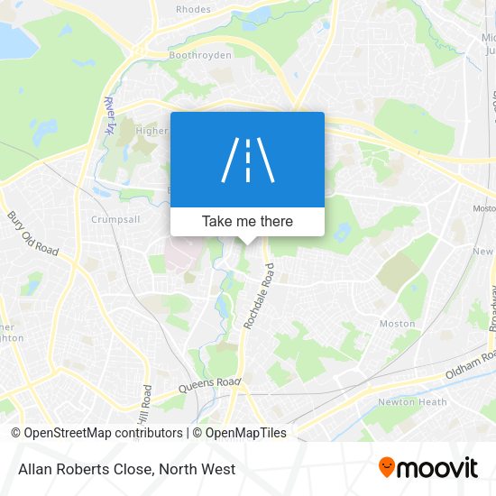 Allan Roberts Close map