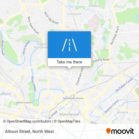 Allison Street map