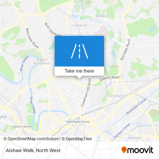 Alshaw Walk map