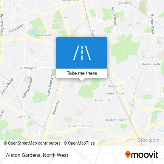 Alston Gardens map