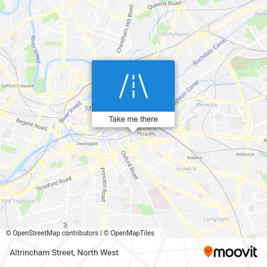 Altrincham Street map