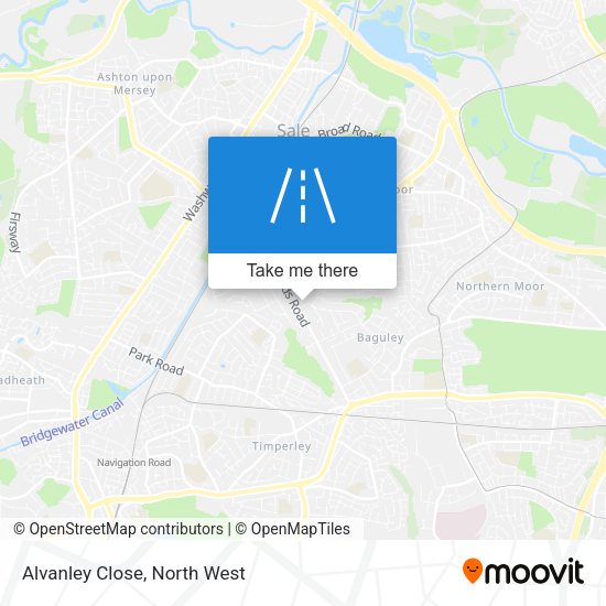 Alvanley Close map