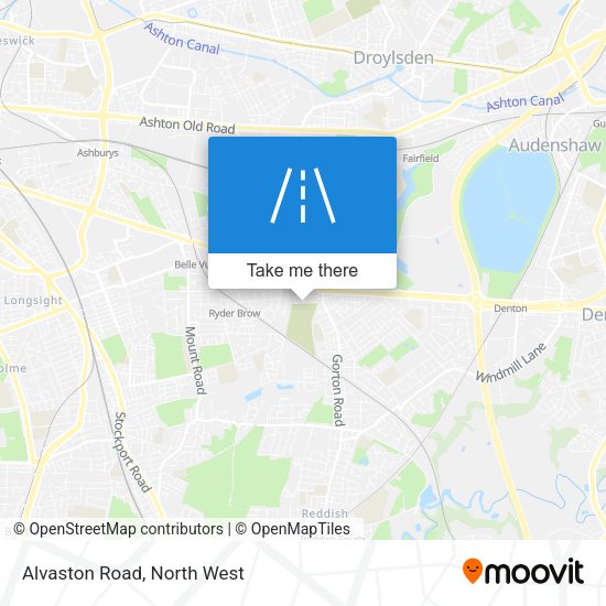 Alvaston Road map