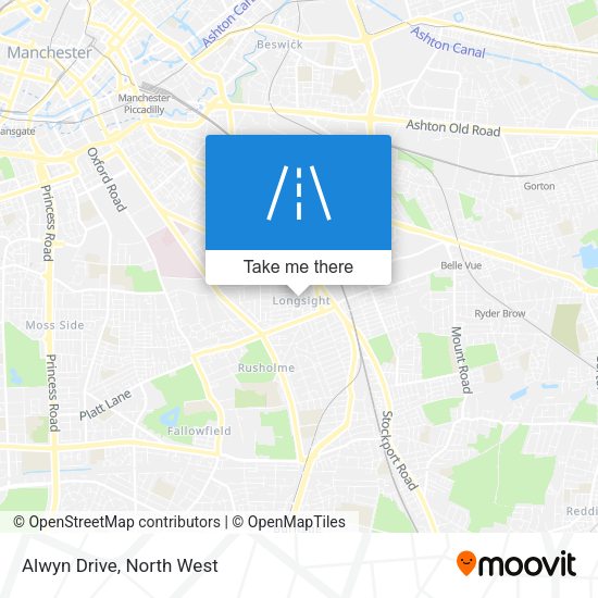 Alwyn Drive map