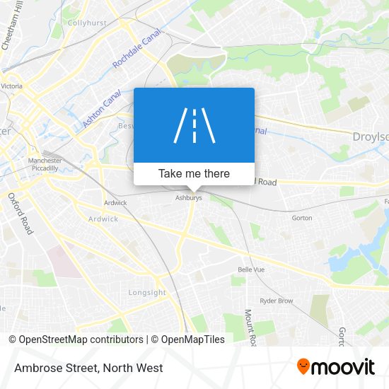 Ambrose Street map