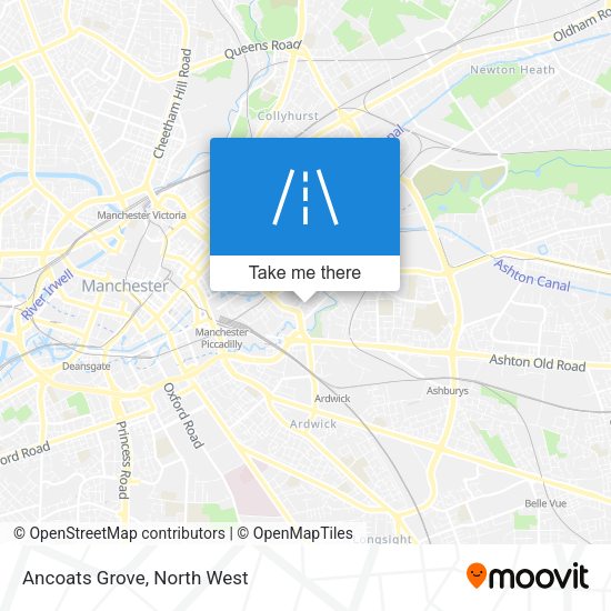 Ancoats Grove map