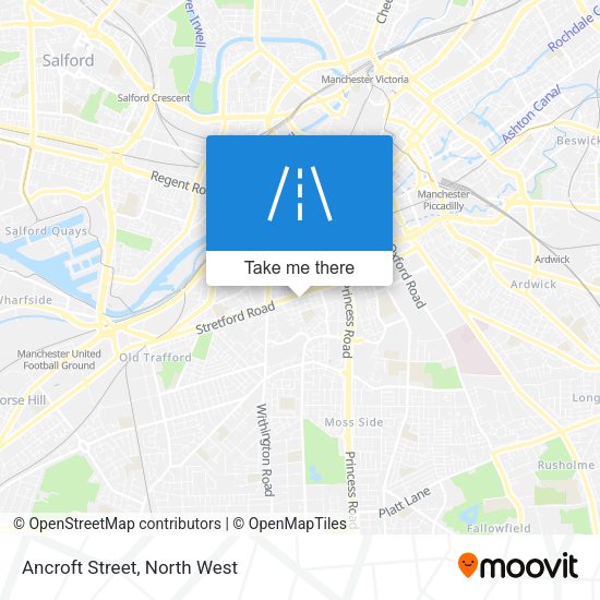 Ancroft Street map
