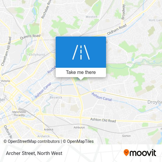 Archer Street map