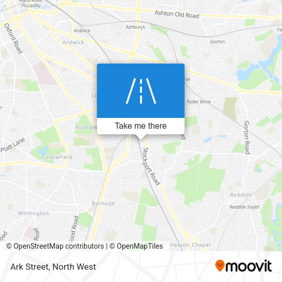 Ark Street map