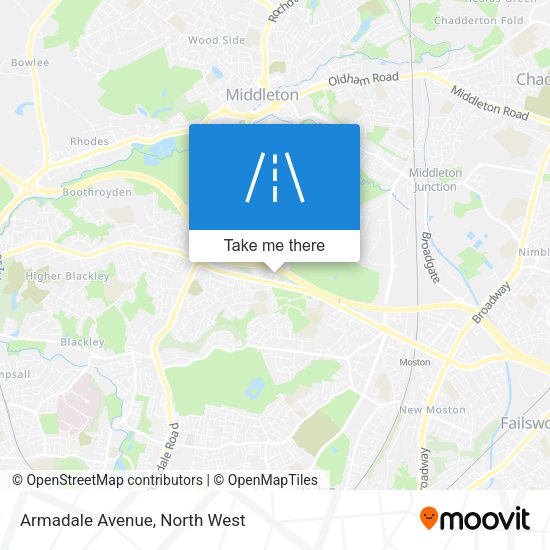 Armadale Avenue map