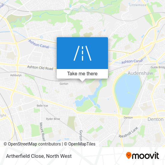 Artherfield Close map