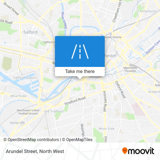 Arundel Street map