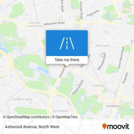 Ashwood Avenue map