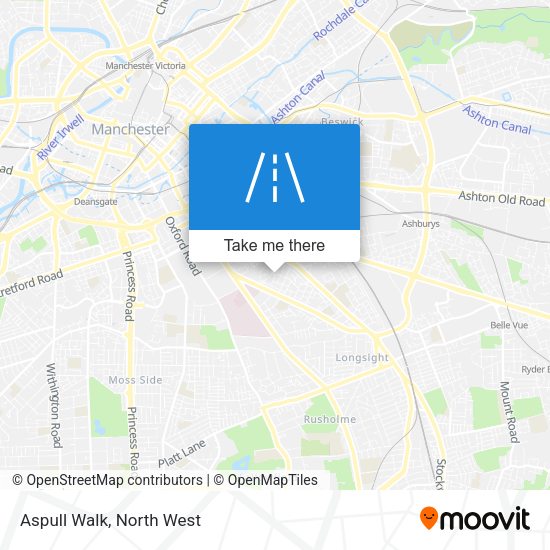 Aspull Walk map