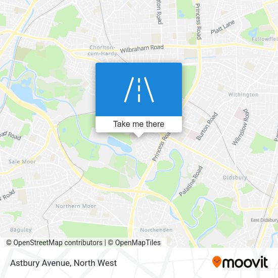 Astbury Avenue map