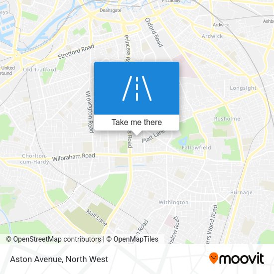 Aston Avenue map
