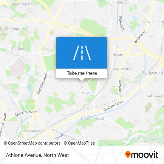 Athlone Avenue map