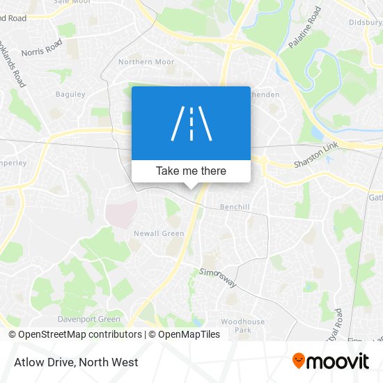 Atlow Drive map