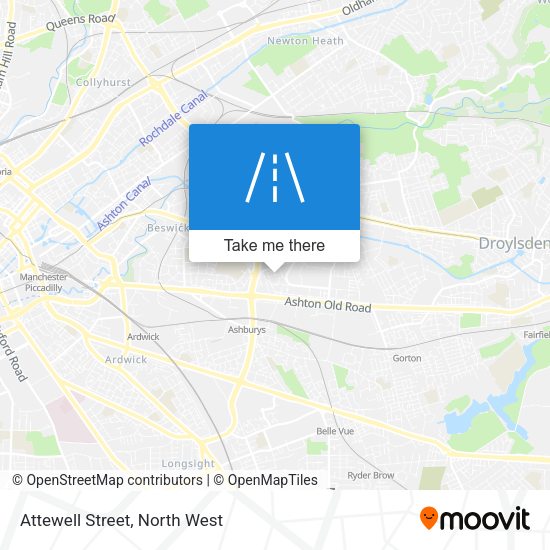 Attewell Street map
