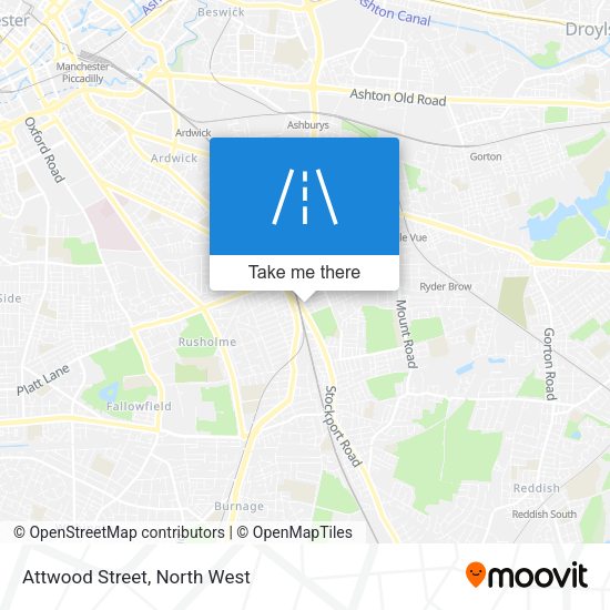 Attwood Street map