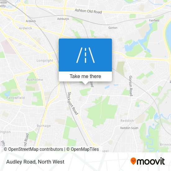 Audley Road map