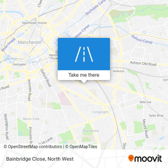 Bainbridge Close map