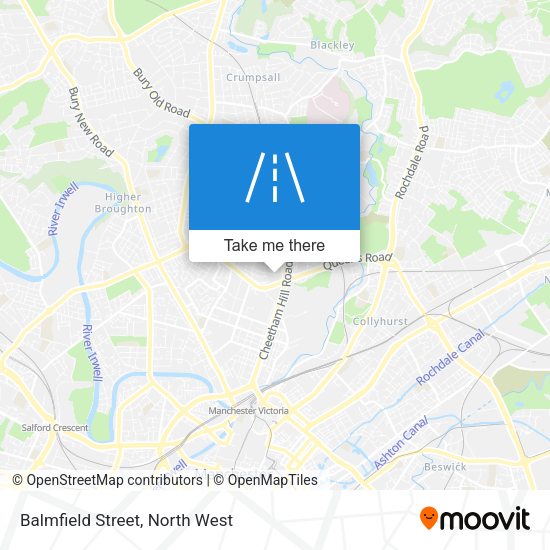 Balmfield Street map