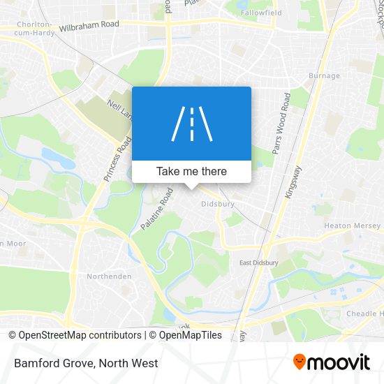 Bamford Grove map