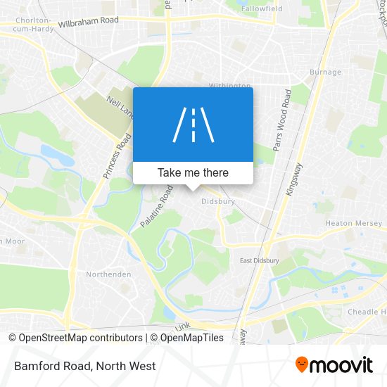 Bamford Road map