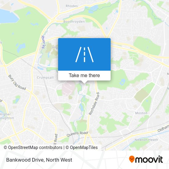 Bankwood Drive map
