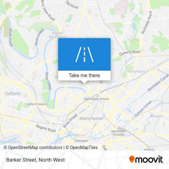 Barker Street map