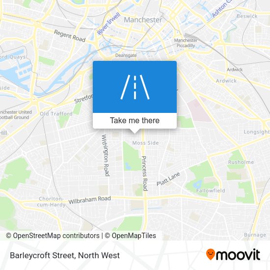 Barleycroft Street map