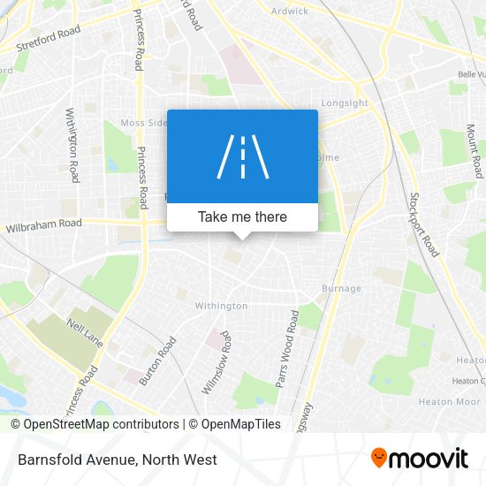 Barnsfold Avenue map