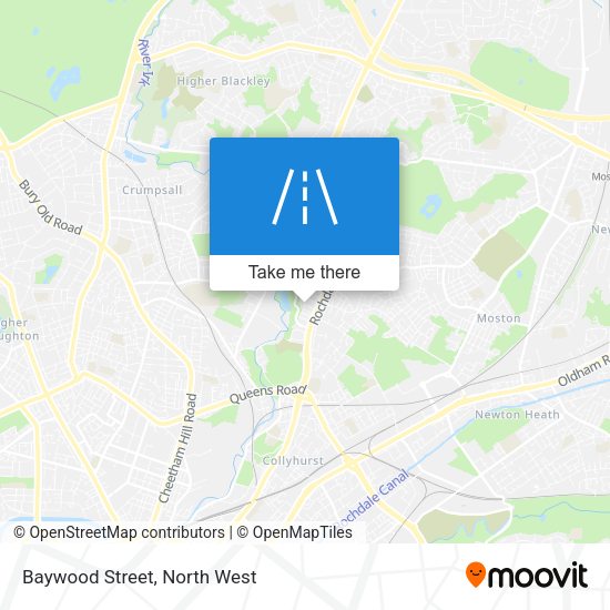 Baywood Street map