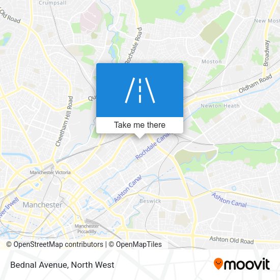 Bednal Avenue map