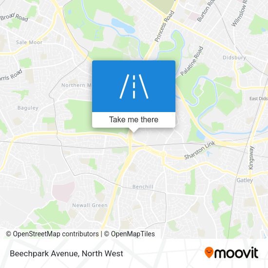 Beechpark Avenue map