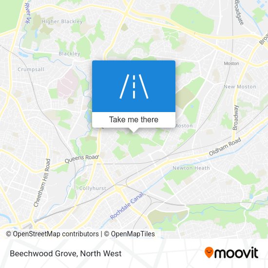 Beechwood Grove map