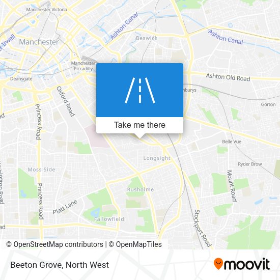 Beeton Grove map