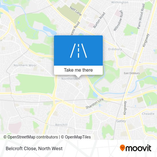 Belcroft Close map