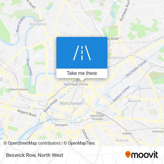 Beswick Row map