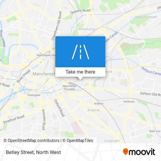 Betley Street map