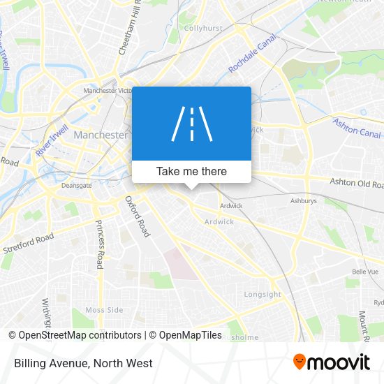 Billing Avenue map