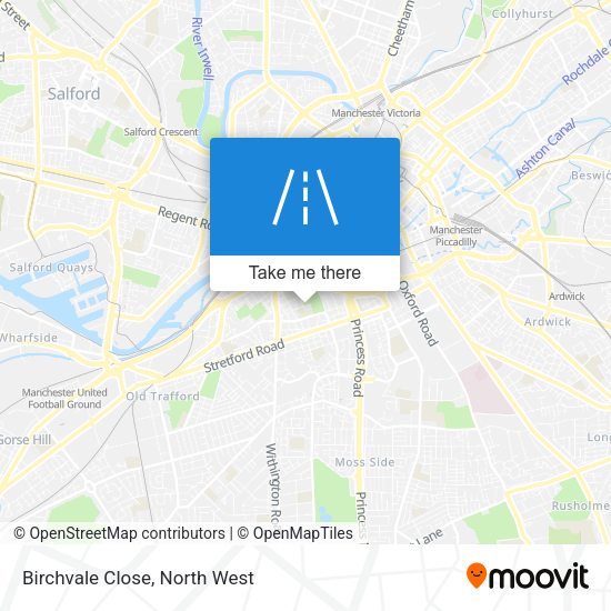 Birchvale Close map