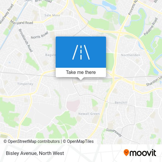 Bisley Avenue map