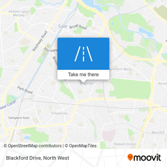 Blackford Drive map