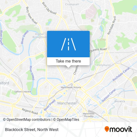 Blacklock Street map